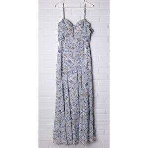 Jenny Yoo Floral Floor Length Gown